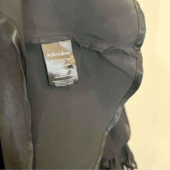 SOLD For Love and Lemons black willow mini dress size XXS - Picture 8 of 12